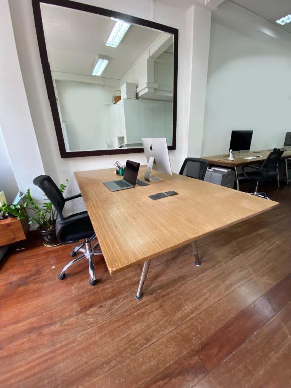 4 X Wood Office Desks Custom Large, Large Office Desks