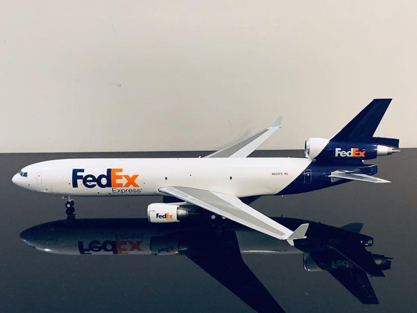 金屬飛機模型Diecast 1:200 Geminijets FedEx MD-11F 聯邦快遞MD-11 