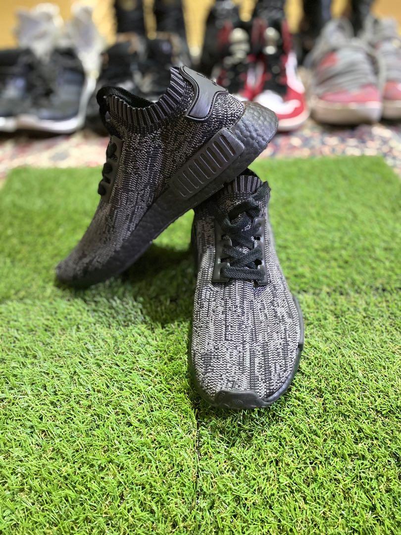 Adidas NMD R1 Black, Men's Footwear, Sneakers on Carousell