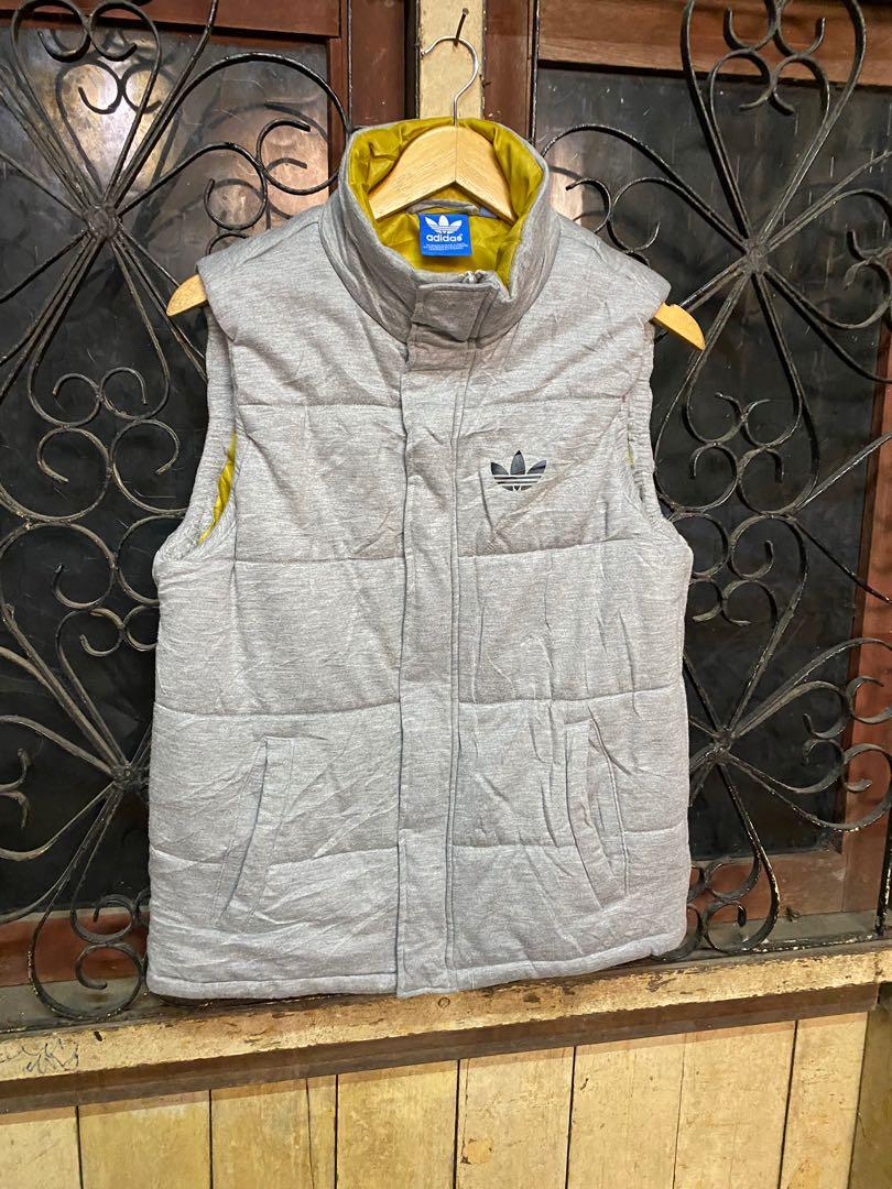 Adidas puffer vest jacket Men s Fashion Tops Sets Vests on