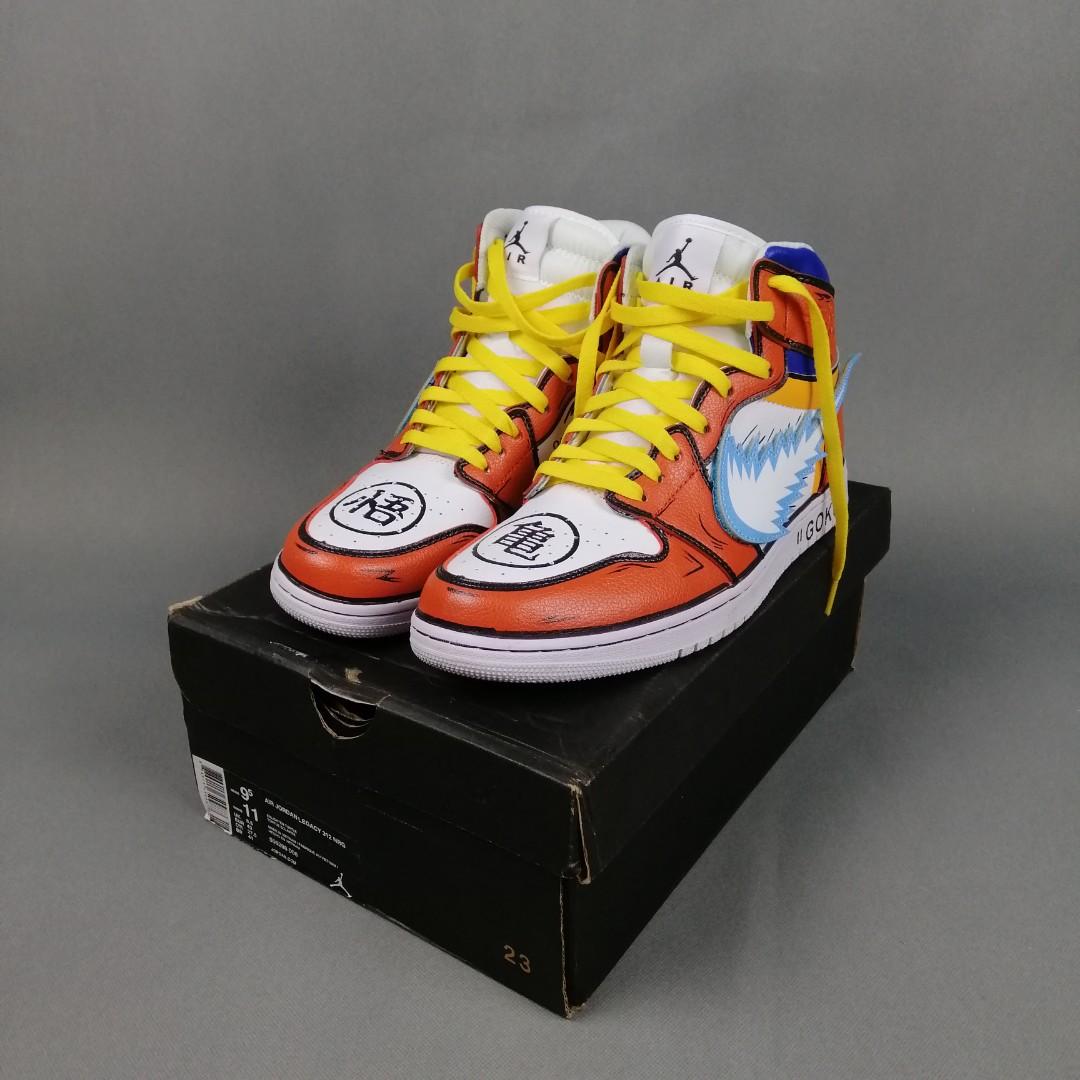 Custom goku jordans outlet