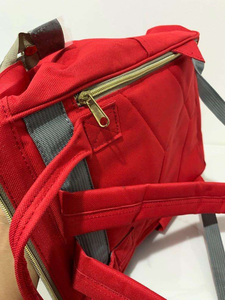 REDUCED)Anello Japan NEW Original Back Pack Bag Red School Bag Beg