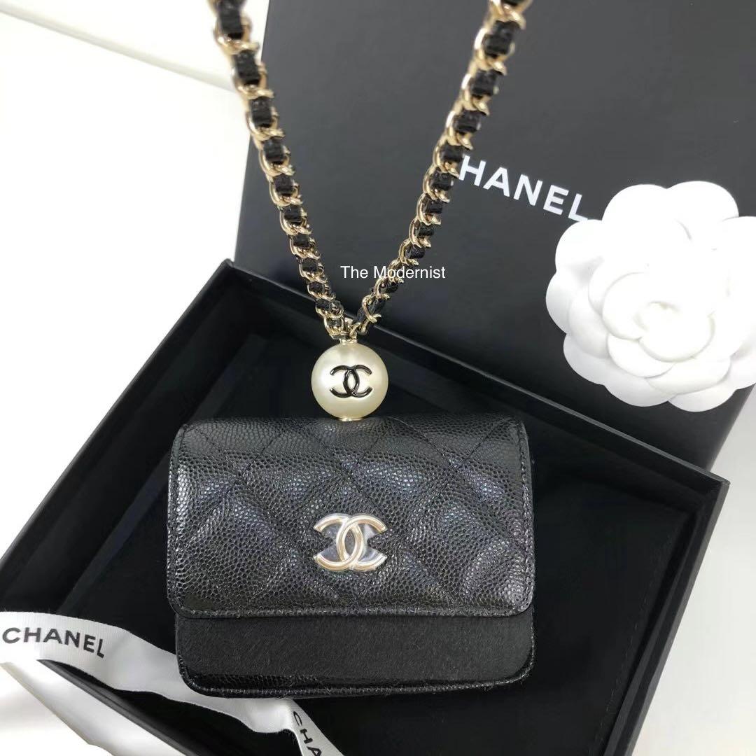 CHANEL FLAP COIN PURSE WITH CHAIN  Neiman Marcus