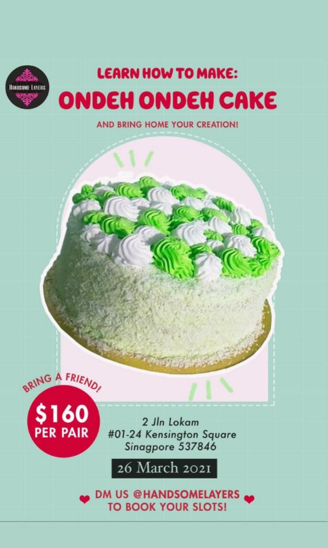 BAKING CLASS (Category: Bakeware) located in Singapore. Submitted by halalbake (Listing ID 1076217392, Image 1). Description: bake tgt with your friend at $160 only!.
