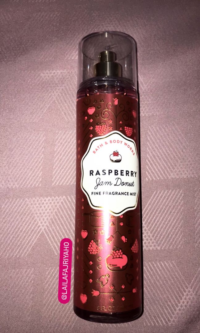Bath & Body Works Raspberry Jam Donut fragrance mist, Beauty & Personal