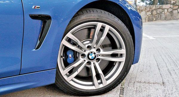 BMW 441m 原廠18吋 M框 鋁圈 前後配 含胎 5/120 F30 F31 F32 F10 F11 照片瀏覽 6