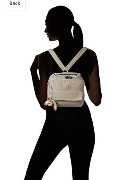 BN kipling candy mini backpack warm grey