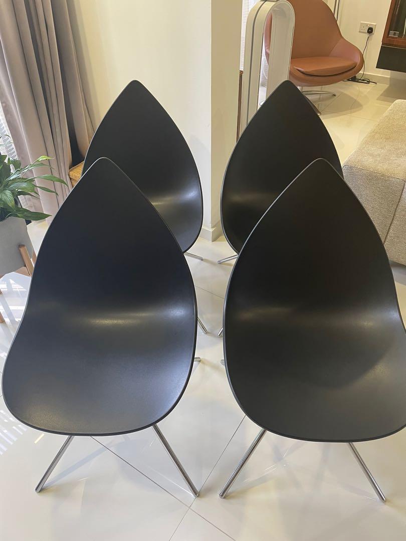 BoConcept Ottawa dining chairs (set of 4), Furniture & Home Living