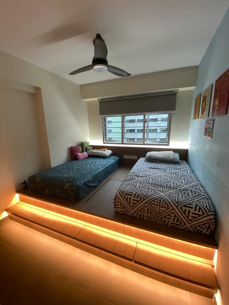 Built in platform deals bed