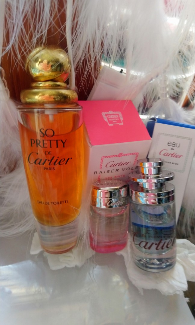 Cartier parfume so pretty set, 女裝, 手袋及銀包, 長銀包- Carousell