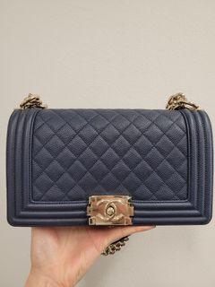 *RARE* Chanel Boy Old Medium Caviar