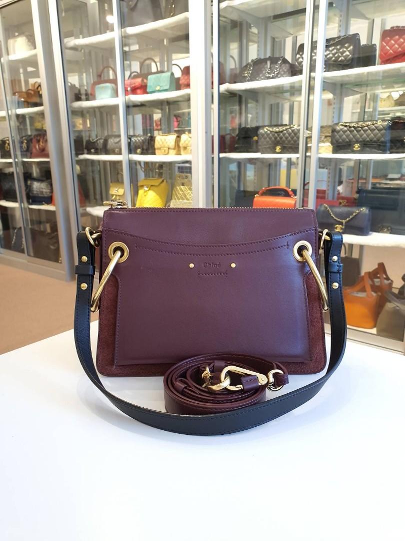 Chloe 2025 burgundy handbag
