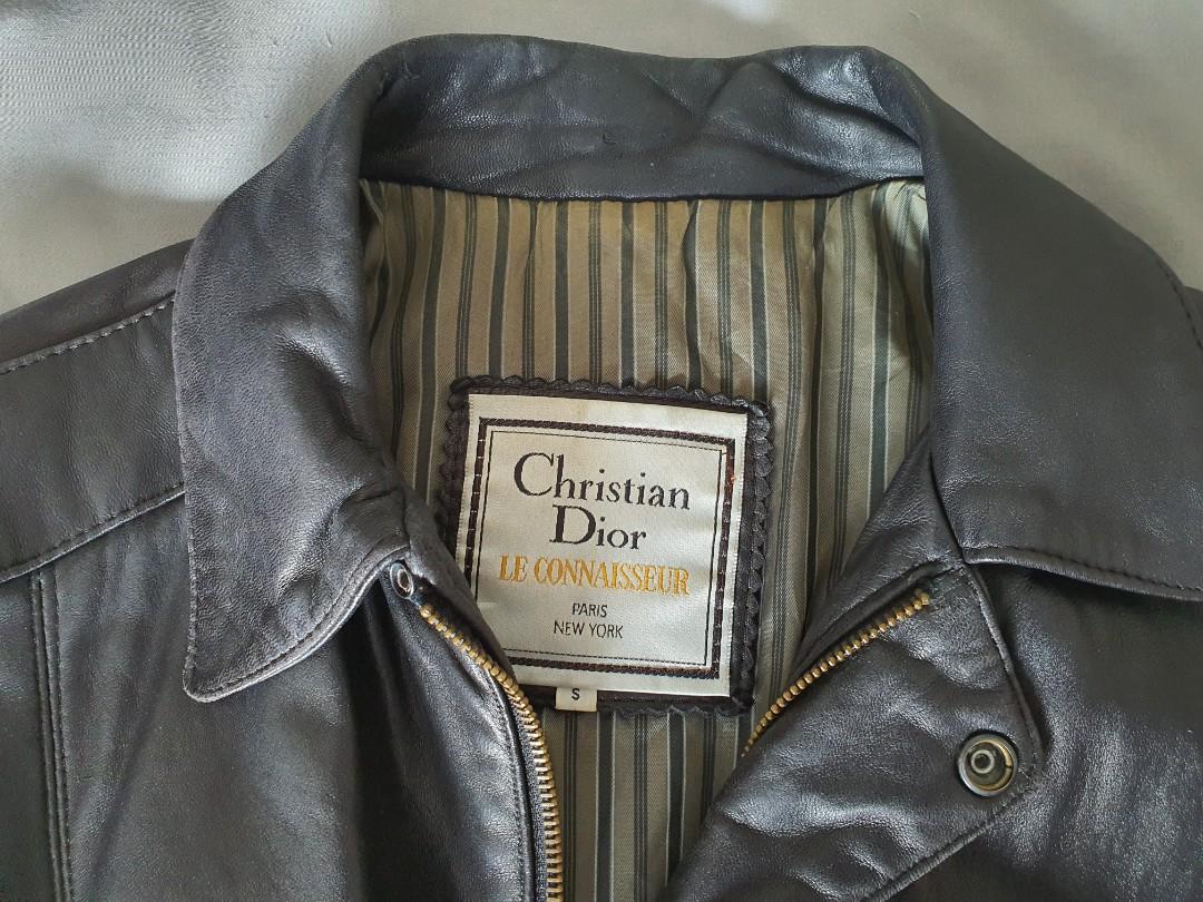 Leather jacket Dior Black size 38 IT in Leather  27931016