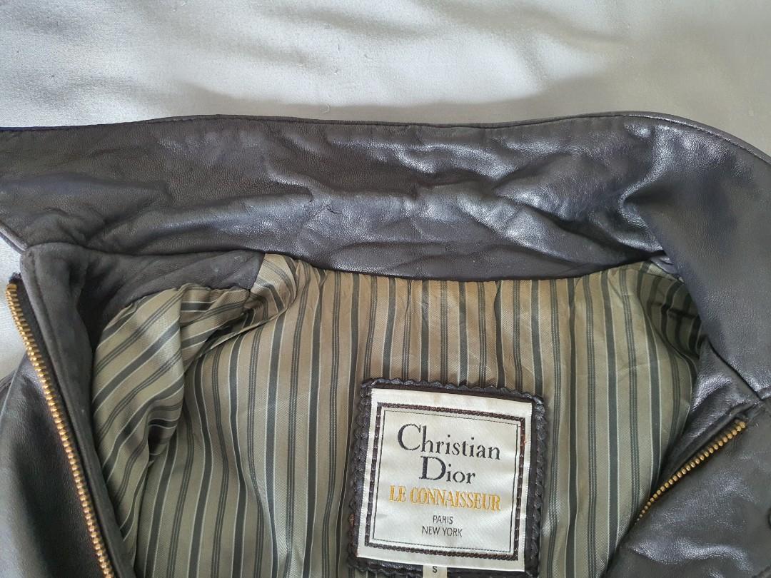 Christian dior le hotsell connaisseur leather jacket