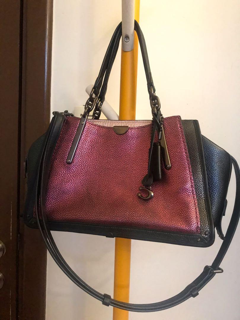 coach dreamer metallic colour block
