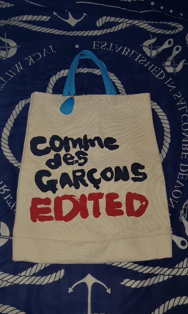 Comme des garcons canvas tote cheap
