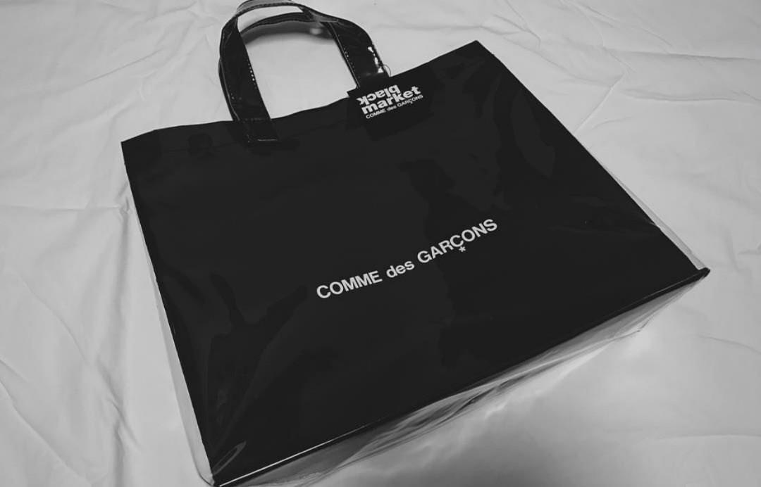 comme des garcons black market tote bag