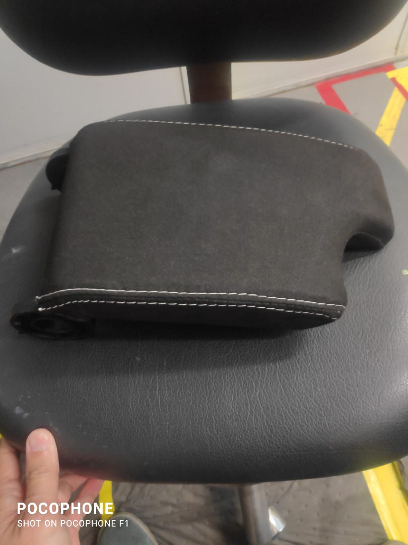 bmw E46 alcantara armrest, Car Accessories, Accessories on Carousell