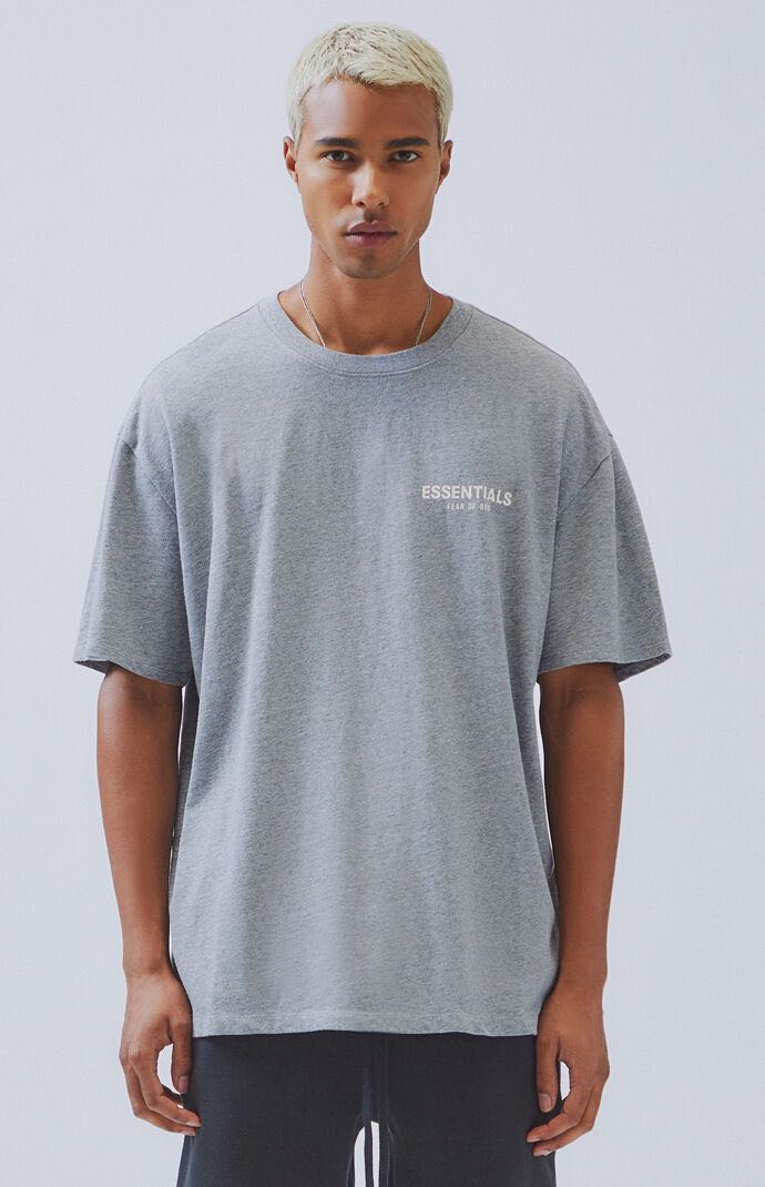 essentials grey t shirt