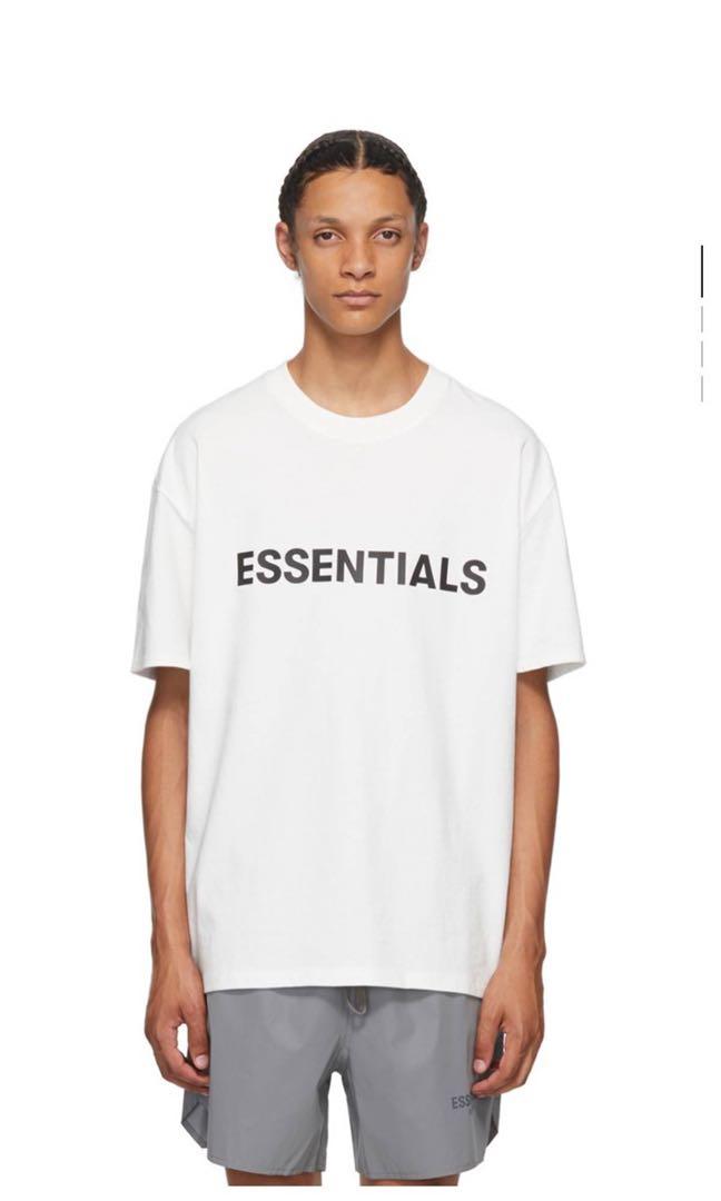 essentials fear of god white t shirt