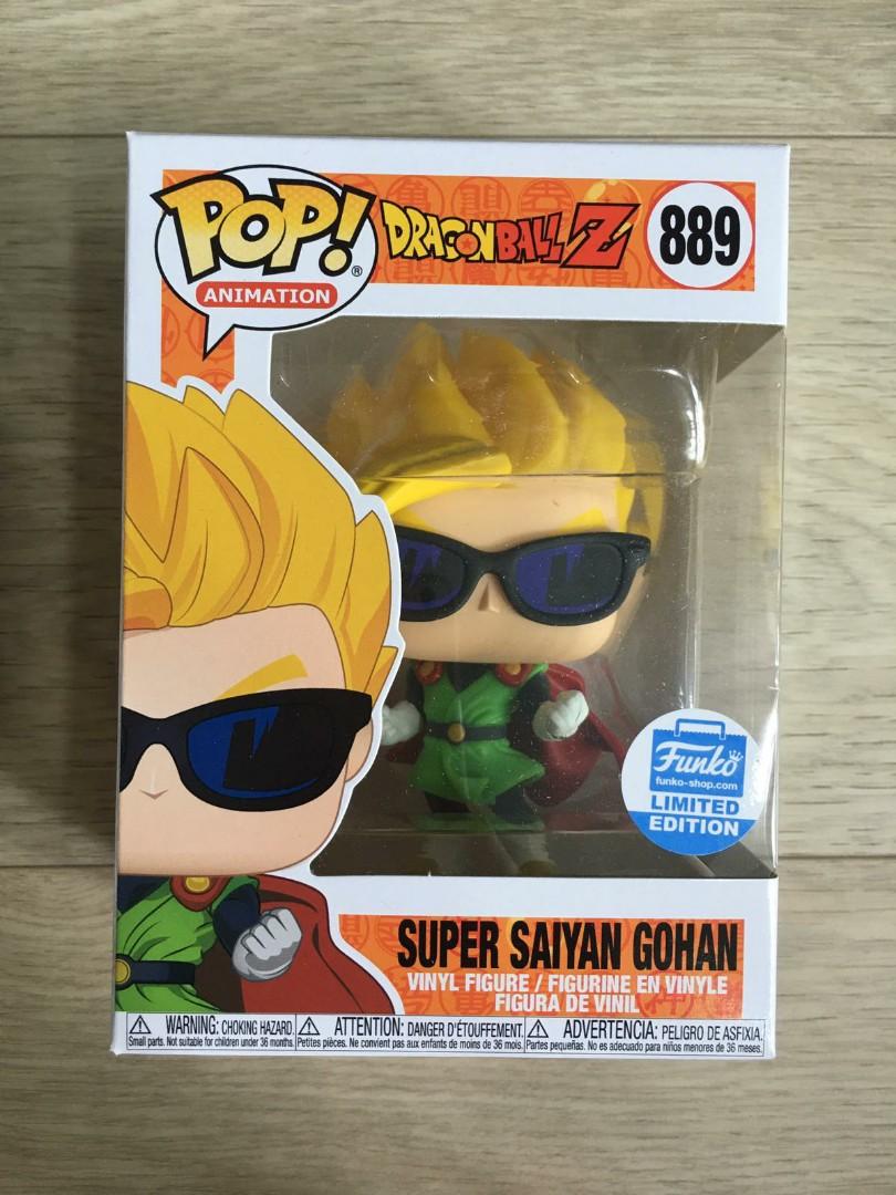 super saiyan gohan with sunglasses funko pop