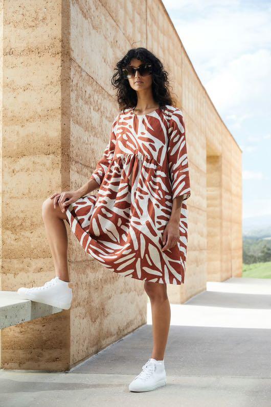 Gorman Floating Points Linen Dress