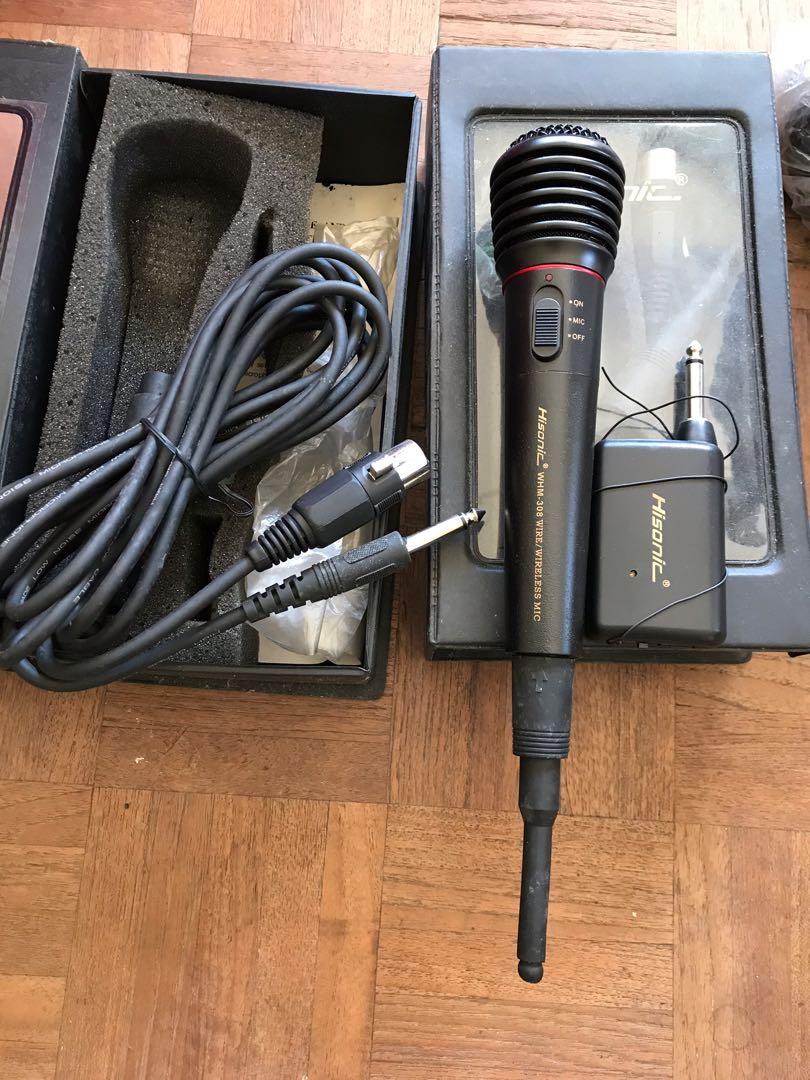 Hisonic wireless microphone top
