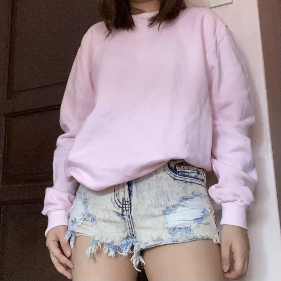 Pastel Pink Oversized Sweater