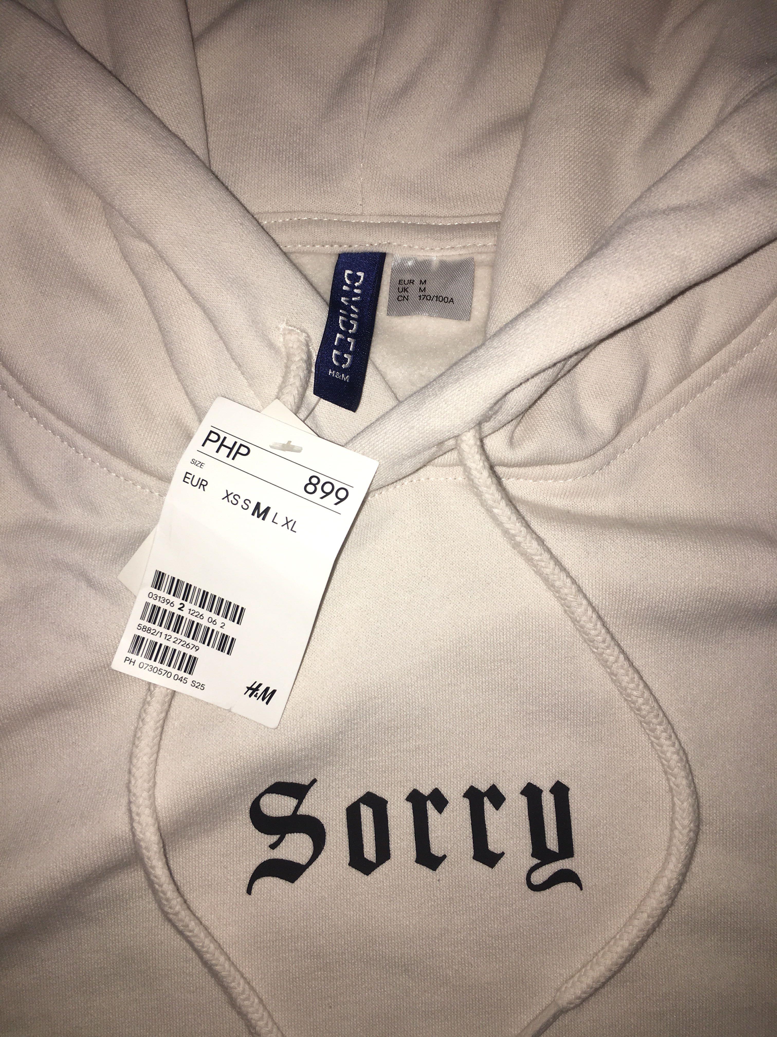 H&m shop sorry hoodie