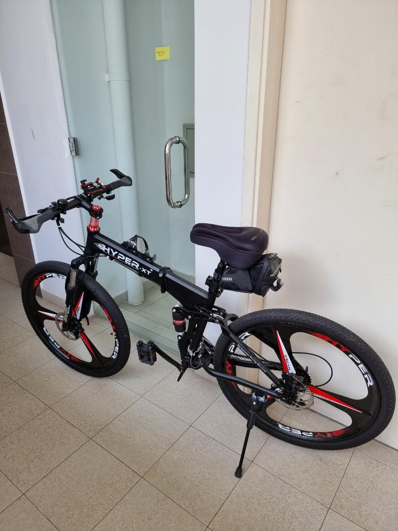Hyper xt store foldable bike