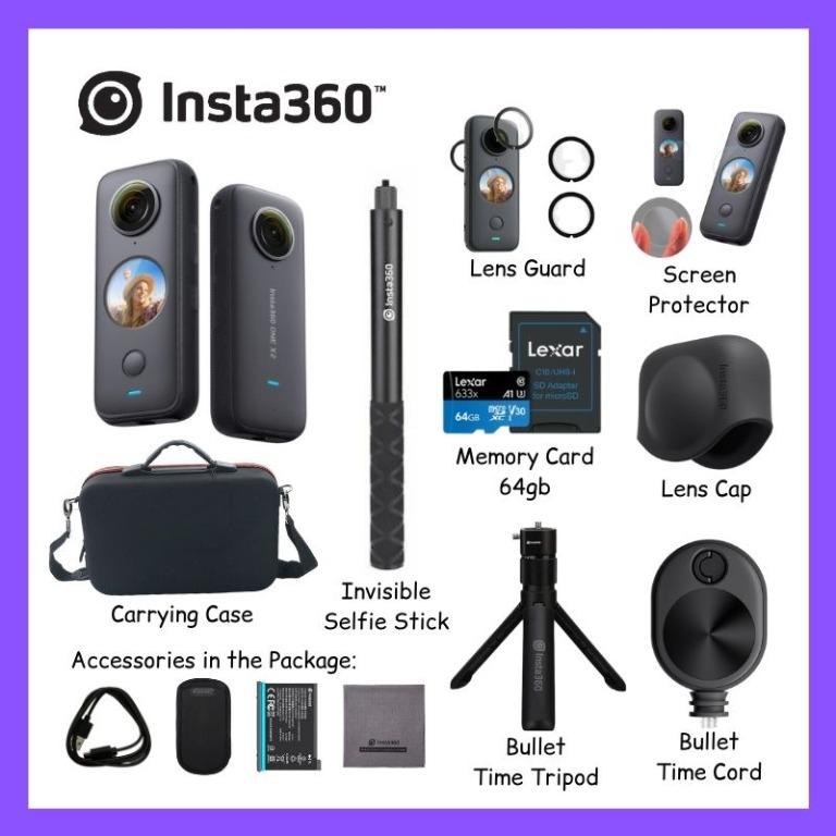 Insta360 ONE X2 Combo Kit 360° Sports & Action 5.7K Video Camera