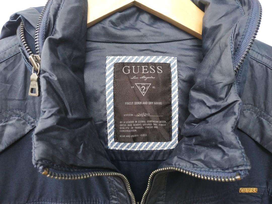 Jaket Guess Original Fesyen Pria Pakaian Baju Luaran di Carousell