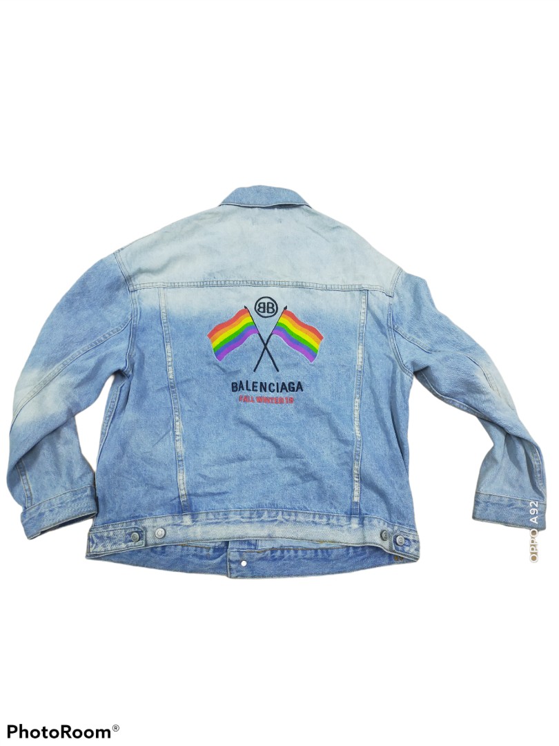 JAKET DENIM JEANS BALENCIAGA, Men's 