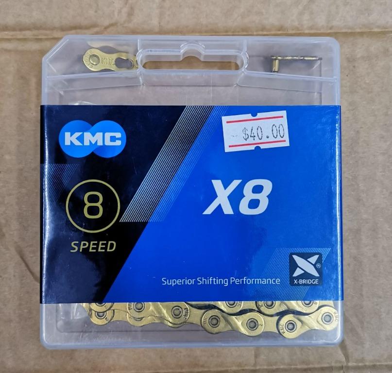 Kmc x8 gold chain sales