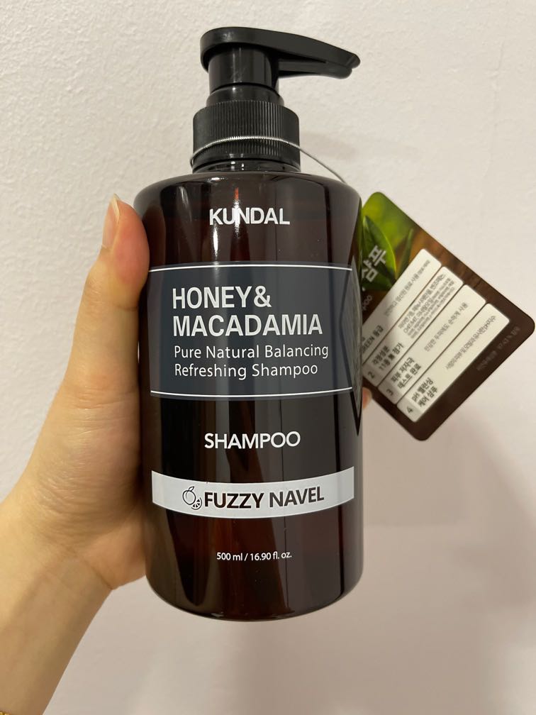Kundal Honey & Macadamia Shampoo Fuzzy Navel 500ml, Beauty & Personal