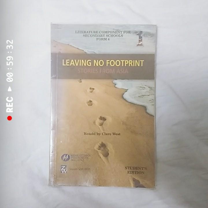 Leaving No Footprint English Literature Form 4 Textbooks On Carousell