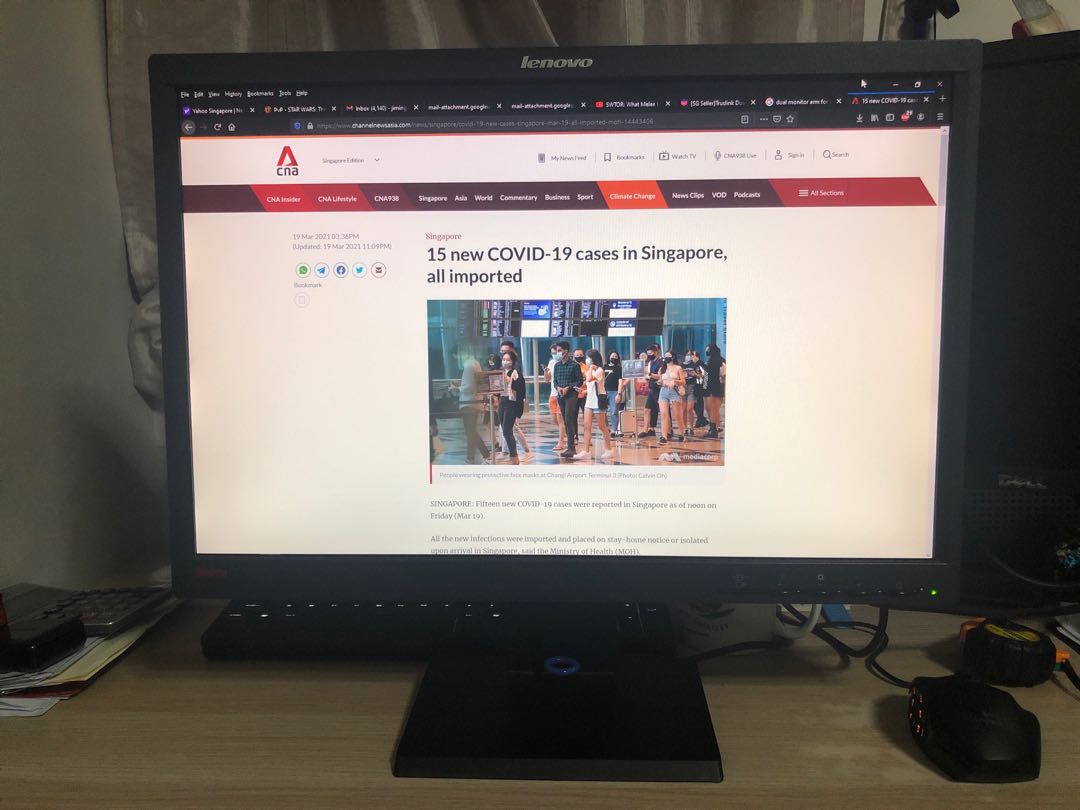 Lenovo Thinkvision L2250pwD L2250 22 inch computer monitor, Computers ...