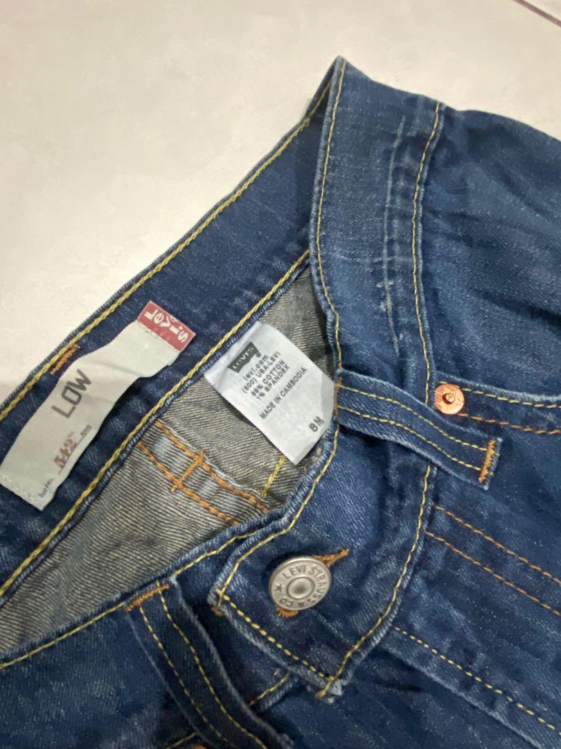 Levis 542 low rise on sale