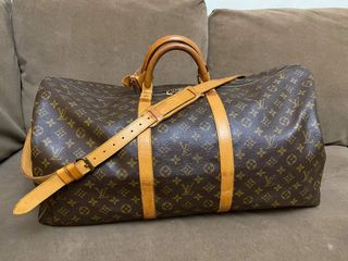 LOUIS VUITTON Damier Azur Keepall Bandouliere 45 1305286