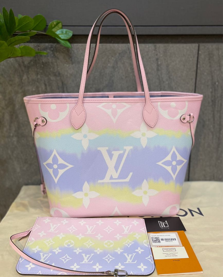 Escale Pastel Neverfull MM with pouch : r/Louisvuitton