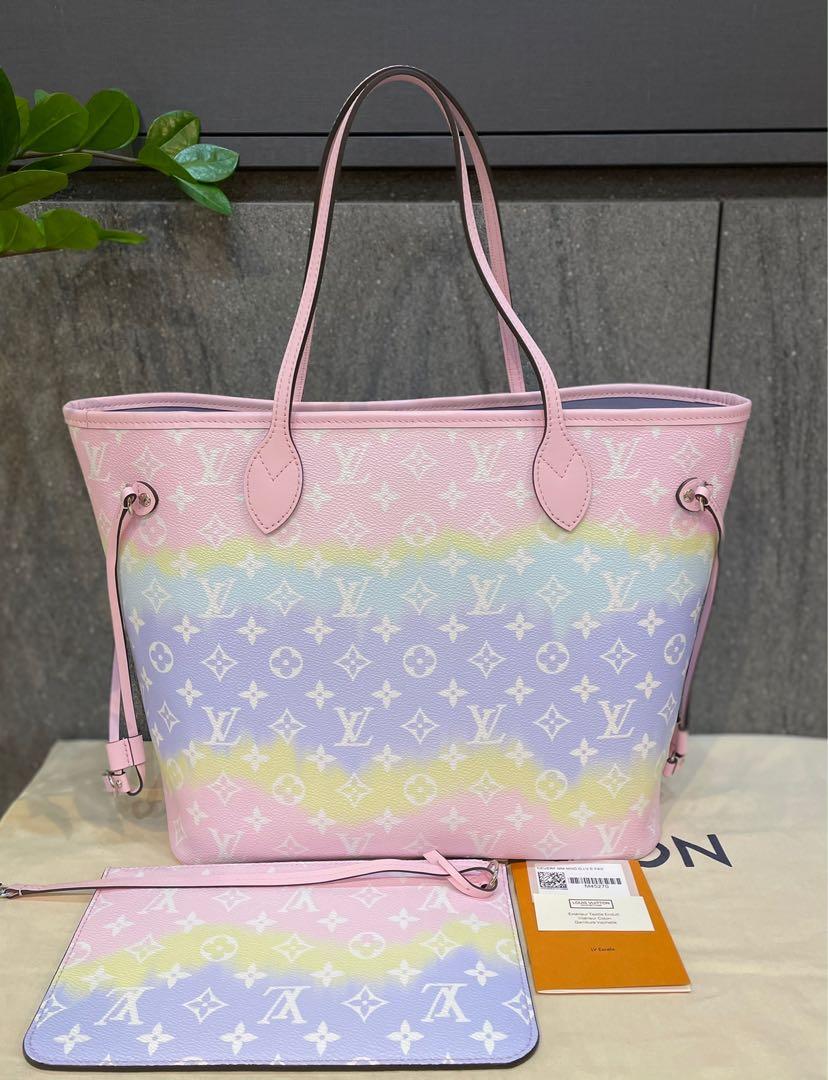 Louis Vuitton Limited Edition Pastel Monogram Escale Neverfull MM