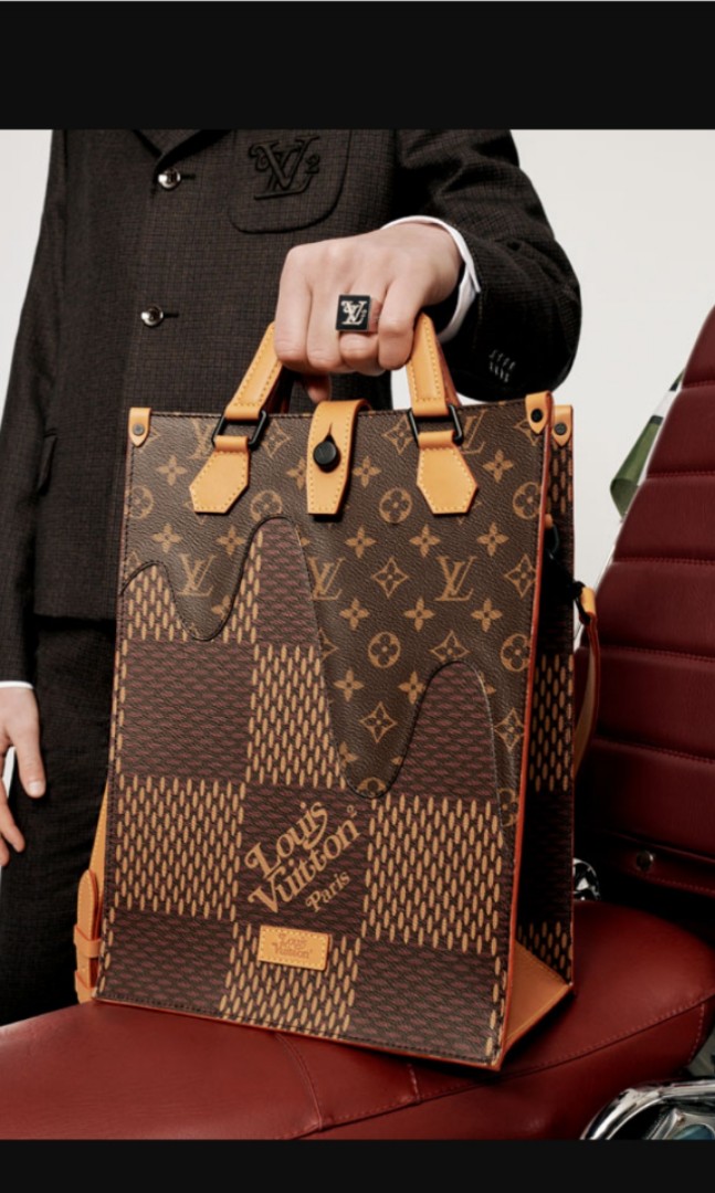 Louis Vuitton x Nigo e Sling Bag Damier Ebene Giant Brown