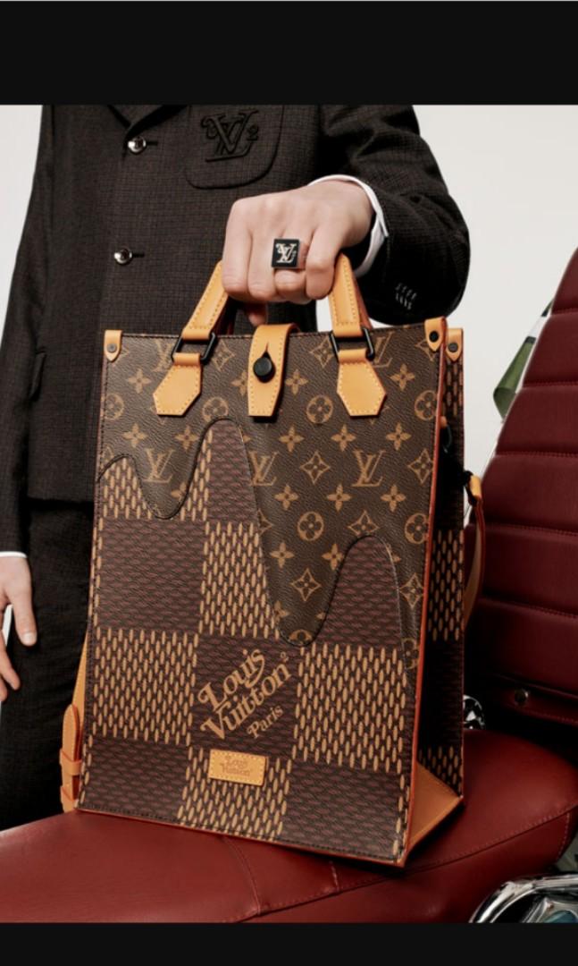 Louis Vuitton x Nigo Tote Damier Ebene Giant Mini Brown