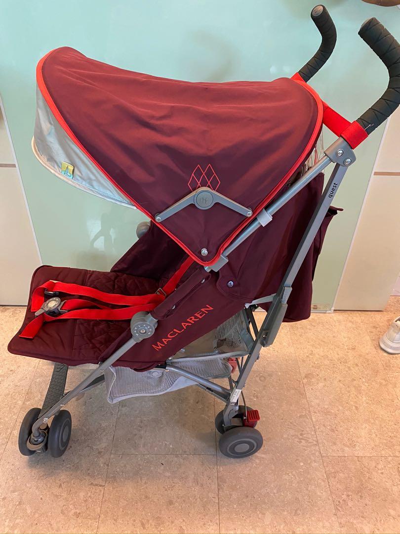 Maclaren Quest Stroller Plum Marmalade Babies Kids Going Out