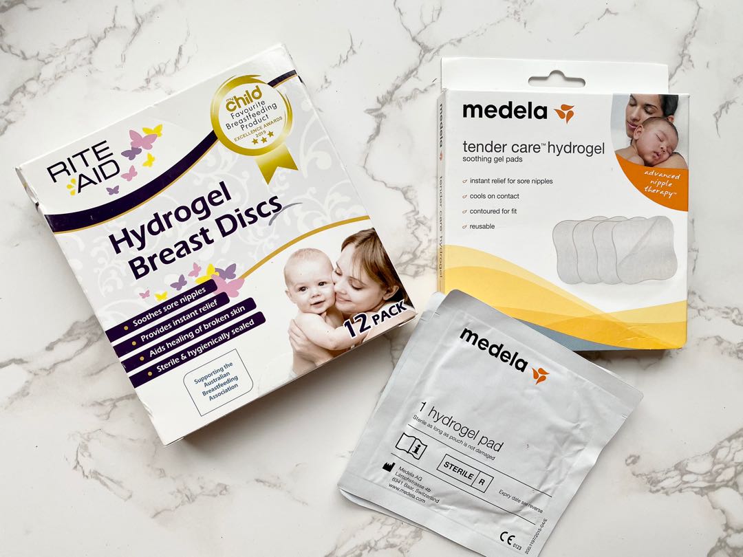 Medela Tender Care Hydrogel Pads Soothing Gel 4 pack Advanced Nipple  Therapy