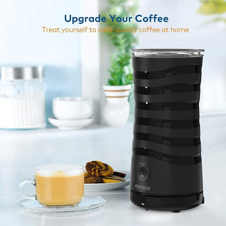 Milk Frother, Miroco Electric Milk Foam Maker for Hot and Cold Milk