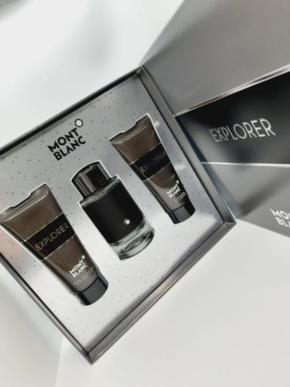Mont Blanc Explorer 3 Pcs For Men Gift Set Health Beauty Perfumes Deodorants On Carousell