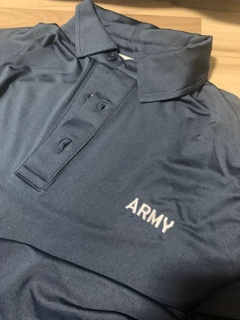 Navy Blue Dri Fit Polo Shirt Army, Men 