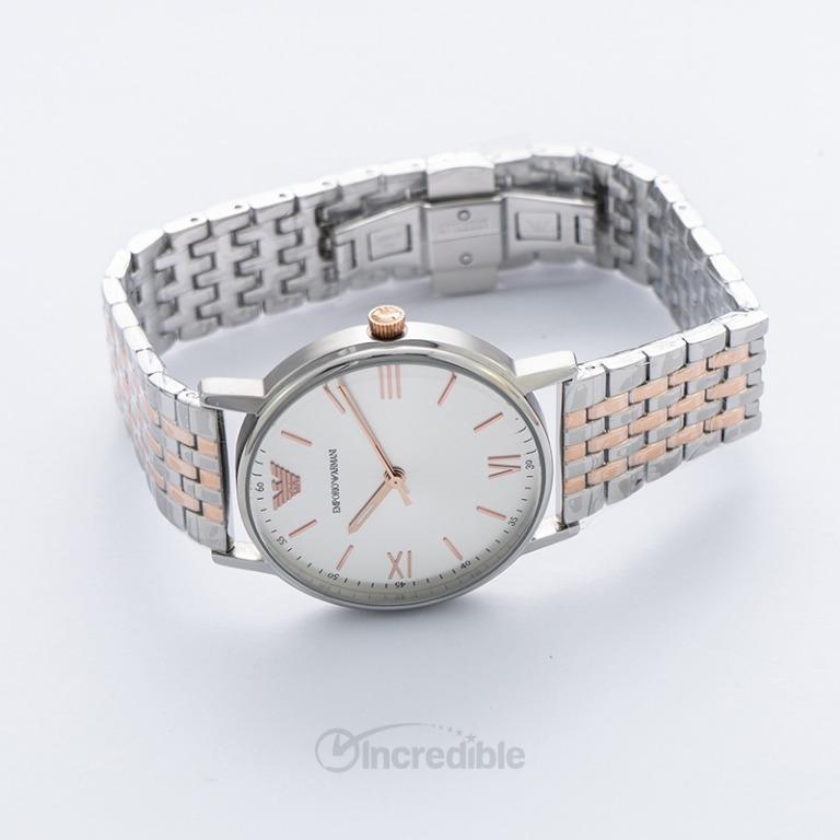 NEW Emporio Armani Quartz Silver Dial Stainless Steel Men s Watch AR11093 Luxury Watches on Carousell