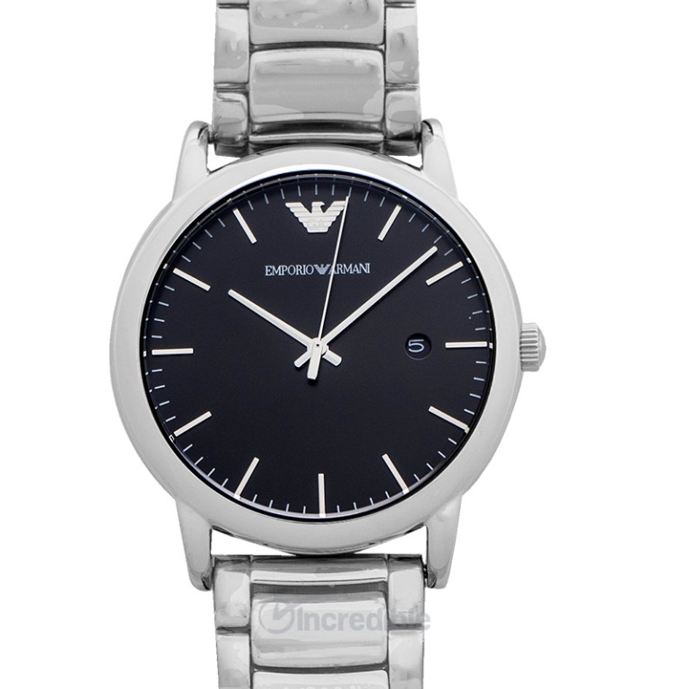 NEW Emporio Armani Luigi Black Dial Men s Watch 43MM AR2499